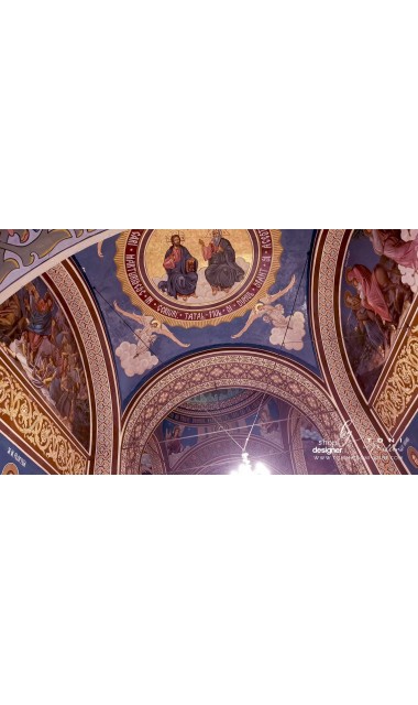 Decor cristelnita botez cu frezii si orhidee albe eucalipt si alte flori secundare 12